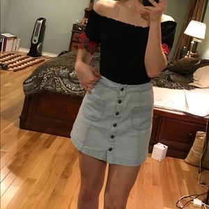 Off the shoulder shirt